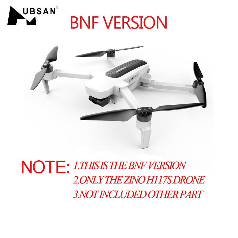 Hubsan H117S Zino GPS 5G WiFi 1KM FPV with 4K UHD Camera 3-Axis Gimbal RC Drone Quadcopter BNF Version