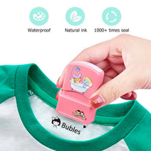 Load image into Gallery viewer, Customized Name Stamp Paints Personal Student Child Baby Engraved Waterproof Non-fading Kindergarten Cartoon Clothing Name Seal

