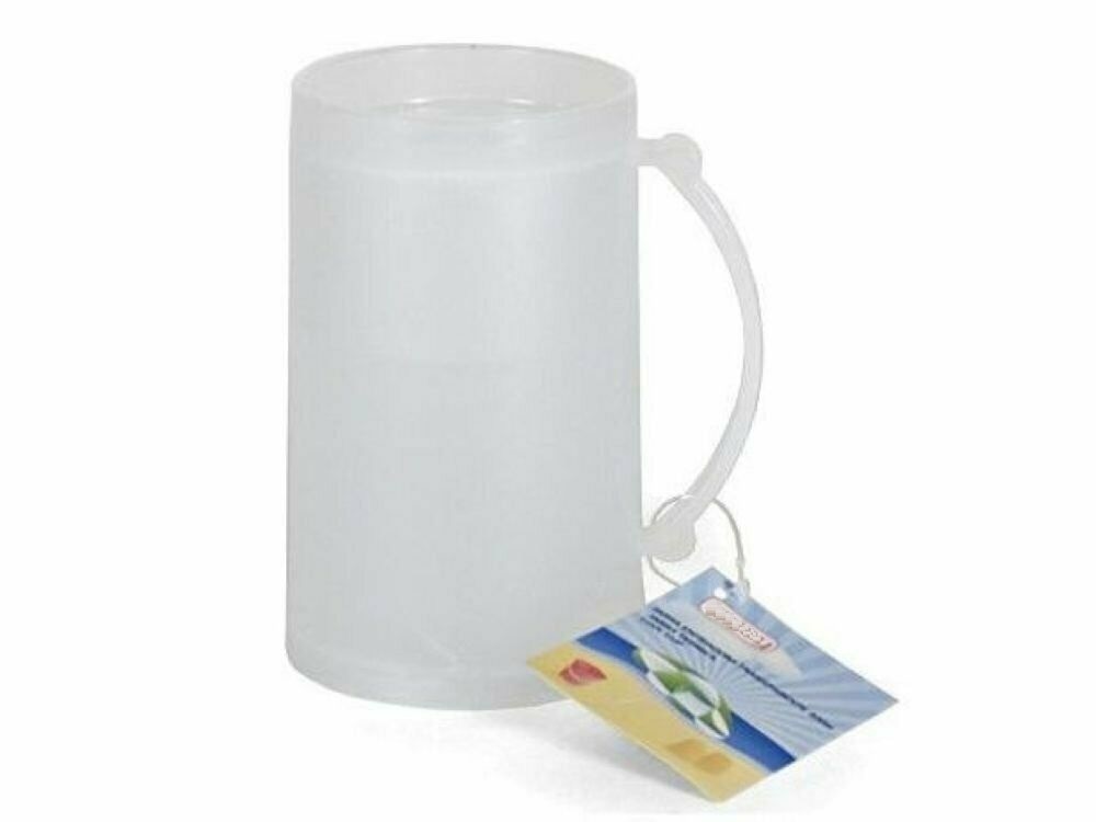 Jug chiller Glass ice beer cup mugs for freeze ice cream cup mugs plastic 15 cm